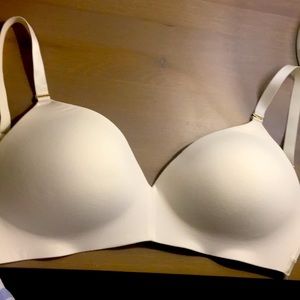 ThirdLove white ivory pima cotton wireless bra 34F/34DDD Third Love, New w/ tags